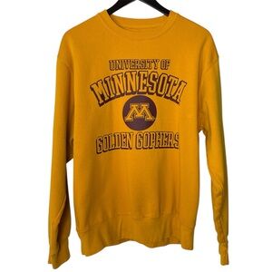 NWOT - Blue 84 Minnesota Gophers Sweatshirt Crewneck Knit Yellow Maroon M Medium